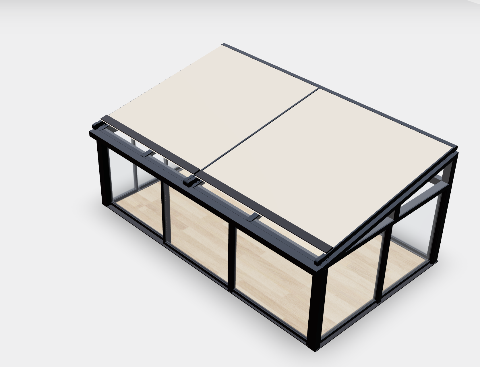 Veranda configurator with realistic 3D preview